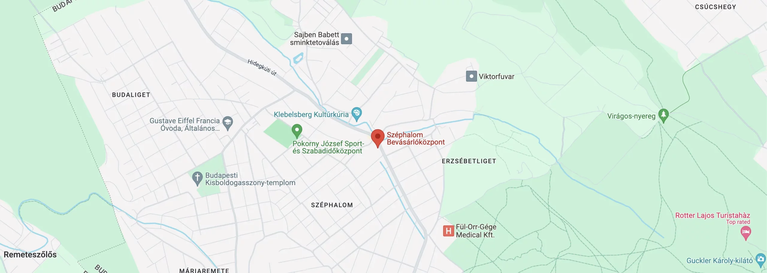 Hidegpont Széphalom bevásárlóközpont
